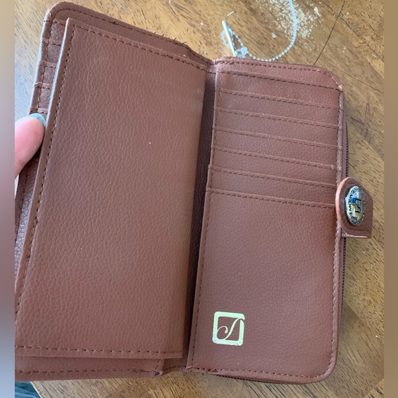 NWOT STONEMOUNTAIN Wallet Clutch Tan Brown - Picture 11 of 12